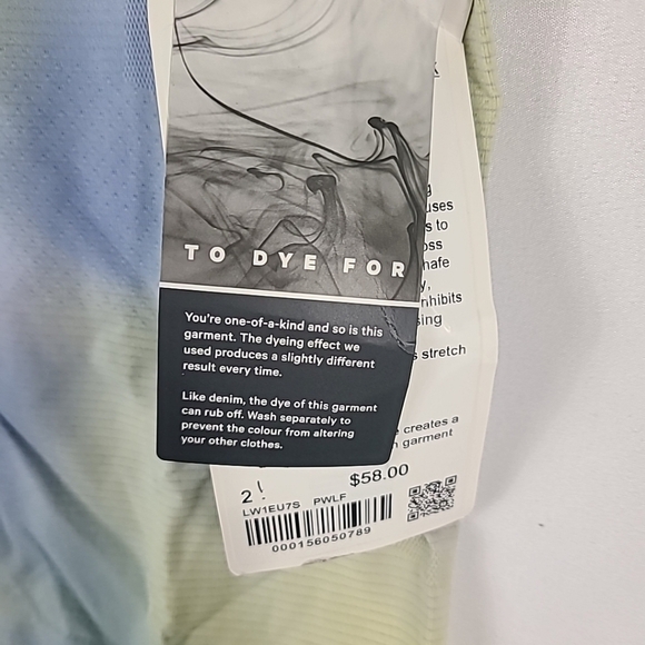 NWT Lululemon Swiftly Tech Racerback Tank 2.0 Psychedelic Wash Lavender Sz 2 ! - Picture 6 of 9